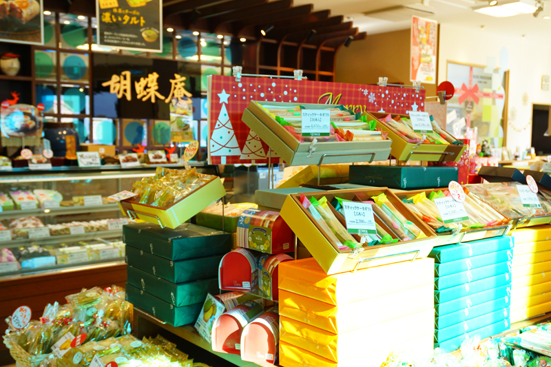 「お茶元みはら 胡蝶庵」で人気のお菓子やおみやげにぴったりのお菓子を買おう