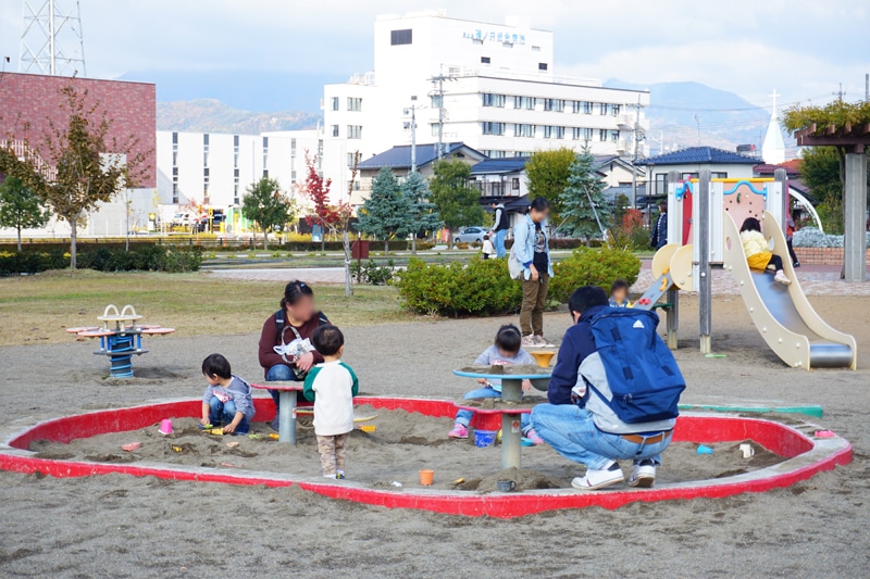 篠ノ井中央公園　砂場