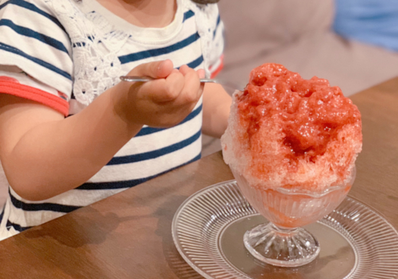 カフェエレファントマウンテン　子どものかき氷