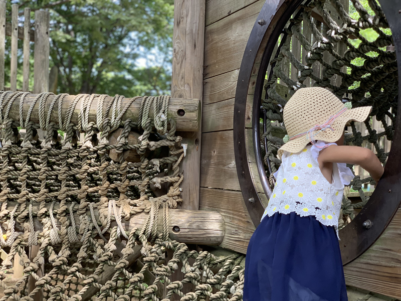 小布施総合公園　アスレチック