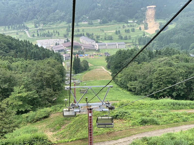 野尻湖テラス　観光リフト下り